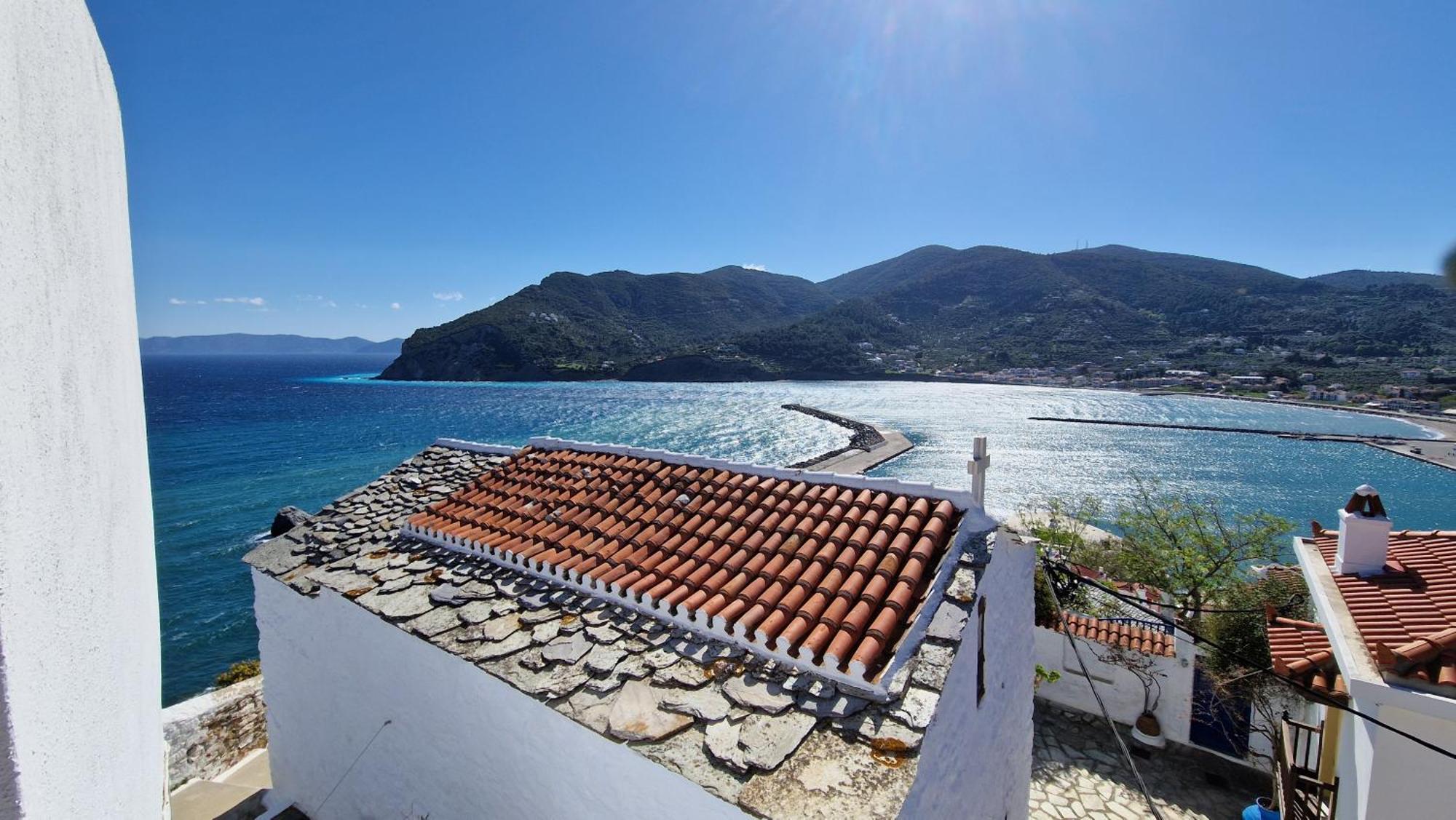 Вилла Peppermint Bay Скопелос Экстерьер фото